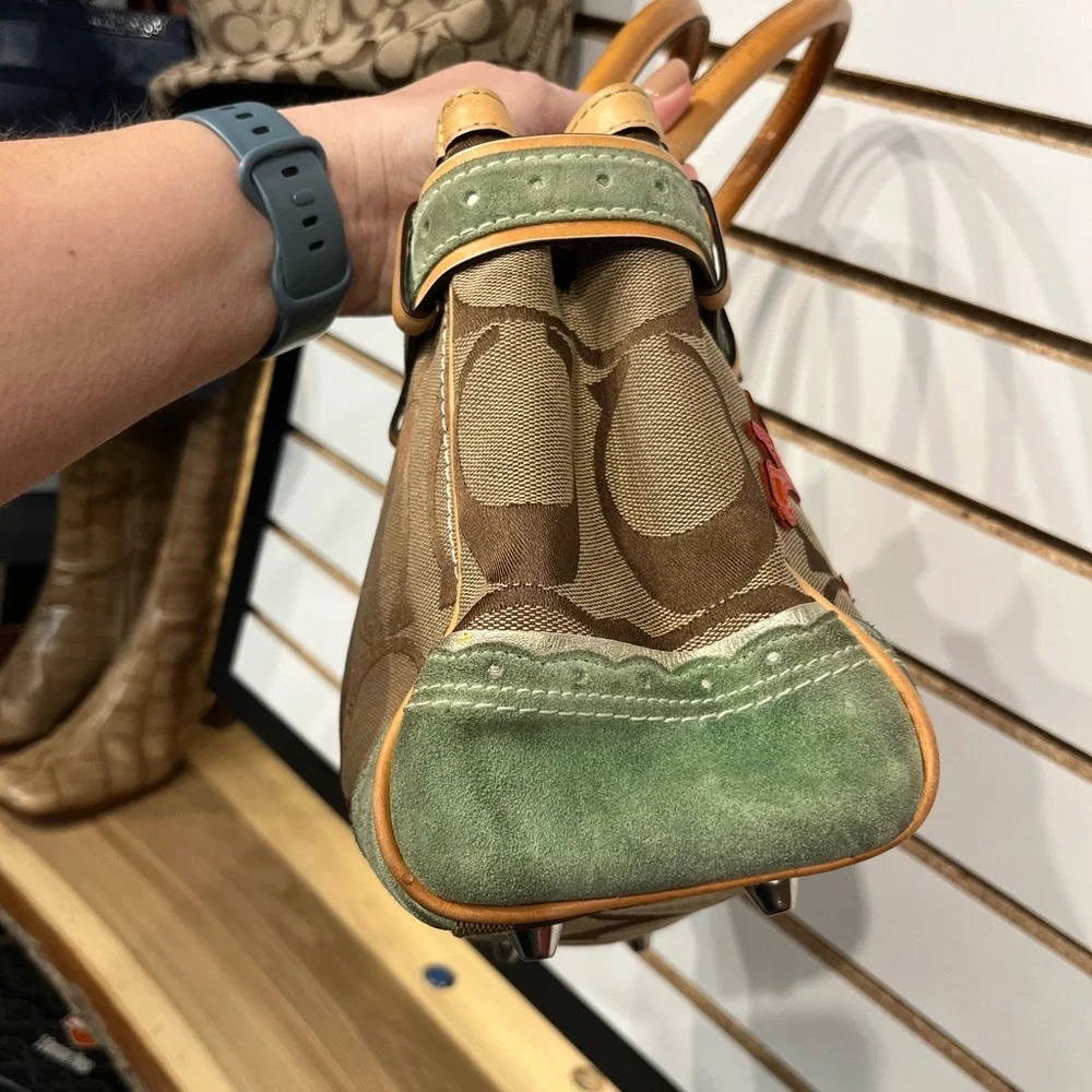 Coach Hampton Sea Life patchwork satchel - Picture 9 of 14